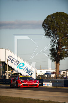 17/03/2023 - 83 PEREZ COMPANC Luis (arg), WADOUX Lilou (fra), ROVERA Alessio (ita), Richard Mille AF Corse, Ferrari 488 GTE Evo, action during the 1000 Miles of Sebring 2023, 1st round of the 2023 FIA World Endurance Championship on the Sebring International Raceway, from March 15 to 17, 2023 on the Sebring International Raceway in Sebring, Florida, USA - AUTO - FIA WEC - 1000 MILES OF SEBRING 2023 - ENDURANCE - MOTORI