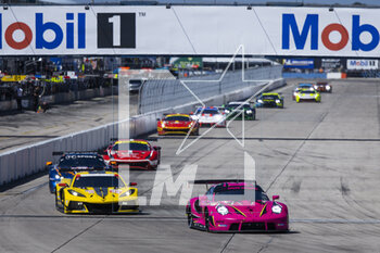 17/03/2023 - 85 BOVY Sarah (bel), GATTING Michelle (dnk), FREY Rahel (swi), Iron Dames, Porsche 911 RSR - 19, action during the 1000 Miles of Sebring 2023, 1st round of the 2023 FIA World Endurance Championship, from March 15 to 17, 2023 on the Sebring International Raceway in Sebring, Florida, USA - AUTO - FIA WEC - 1000 MILES OF SEBRING 2023 - ENDURANCE - MOTORI