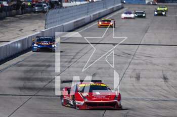 2023-03-17 - 83 PEREZ COMPANC Luis (arg), WADOUX Lilou (fra), ROVERA Alessio (ita), Richard Mille AF Corse, Ferrari 488 GTE Evo, action during the 1000 Miles of Sebring 2023, 1st round of the 2023 FIA World Endurance Championship, from March 15 to 17, 2023 on the Sebring International Raceway in Sebring, Florida, USA - AUTO - FIA WEC - 1000 MILES OF SEBRING 2023 - ENDURANCE - MOTORS