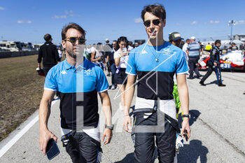 17/03/2023 - NEGRAO André (bra), Alpine Elf Team, Oreca 07 - Gibson, CALDWELL Oliver (gbr), Alpine Elf Team, Oreca 07 - Gibson, portrait during the 1000 Miles of Sebring 2023, 1st round of the 2023 FIA World Endurance Championship, from March 15 to 17, 2023 on the Sebring International Raceway in Sebring, Florida, USA - AUTO - FIA WEC - 1000 MILES OF SEBRING 2023 - ENDURANCE - MOTORI