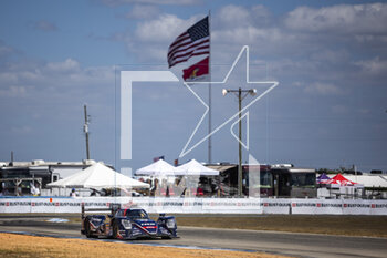 17/03/2023 - 23 PIERSON Joshua (usa), BLOMQVIST Tom (gbr), JARVIS Oliver (gbr), United Autosports, Oreca 07 - Gibson, action during the 1000 Miles of Sebring 2023, 1st round of the 2023 FIA World Endurance Championship, from March 15 to 17, 2023 on the Sebring International Raceway in Sebring, Florida, USA - AUTO - FIA WEC - 1000 MILES OF SEBRING 2023 - ENDURANCE - MOTORI
