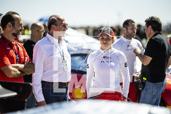 17/03/2023 - MILLE Richard (fra), Président ot the FIA Endurance Commission, WADOUX Lilou (fra), Richard Mille AF Corse, Ferrari 488 GTE Evo, portrait during the 1000 Miles of Sebring 2023, 1st round of the 2023 FIA World Endurance Championship, from March 15 to 17, 2023 on the Sebring International Raceway in Sebring, Florida, USA - AUTO - FIA WEC - 1000 MILES OF SEBRING 2023 - ENDURANCE - MOTORI