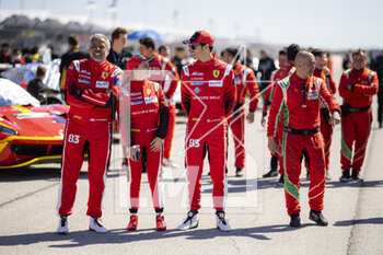 17/03/2023 - PEREZ COMPANC Luis (arg), WADOUX Lilou (fra), ROVERA Alessio (ita), Richard Mille AF Corse, Ferrari 488 GTE Evo, portrait during the 1000 Miles of Sebring 2023, 1st round of the 2023 FIA World Endurance Championship, from March 15 to 17, 2023 on the Sebring International Raceway in Sebring, Florida, USA - AUTO - FIA WEC - 1000 MILES OF SEBRING 2023 - ENDURANCE - MOTORI
