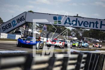 17/03/2023 - 02 BAMBER Earl (nzl), LYNN Alex (gbr), WESTBROOK Richard (gbr), Cadillac Racing, Cadillac V-Series.R, action during the 1000 Miles of Sebring 2023, 1st round of the 2023 FIA World Endurance Championship, from March 15 to 17, 2023 on the Sebring International Raceway in Sebring, Florida, USA - AUTO - FIA WEC - 1000 MILES OF SEBRING 2023 - ENDURANCE - MOTORI