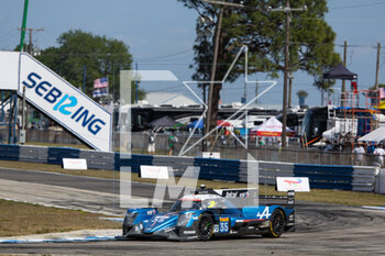 2023-03-17 - 35 NEGRAO André (bra), ROJAS Memo (mex), CALDWELL Oliver (gbr), Alpine Elf Team, Oreca 07 - Gibson, action during the 1000 Miles of Sebring 2023, 1st round of the 2023 FIA World Endurance Championship, from March 15 to 17, 2023 on the Sebring International Raceway in Sebring, Florida, USA - AUTO - FIA WEC - 1000 MILES OF SEBRING 2023 - ENDURANCE - MOTORS