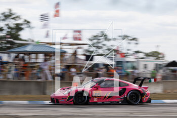 2023-03-17 - 85 BOVY Sarah (bel), GATTING Michelle (dnk), FREY Rahel (swi), Iron Dames, Porsche 911 RSR - 19, action during the 1000 Miles of Sebring 2023, 1st round of the 2023 FIA World Endurance Championship, from March 15 to 17, 2023 on the Sebring International Raceway in Sebring, Florida, USA - AUTO - FIA WEC - 1000 MILES OF SEBRING 2023 - ENDURANCE - MOTORS