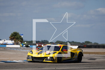 2023-03-17 - 33 KEATING Ben (usa), VARRONE Nicolas (arg), CATSBURG Nicky (nld), Corvette Racing, Chevrolet Corvette C8.R, action during the 1000 Miles of Sebring 2023, 1st round of the 2023 FIA World Endurance Championship, from March 15 to 17, 2023 on the Sebring International Raceway in Sebring, Florida, USA - AUTO - FIA WEC - 1000 MILES OF SEBRING 2023 - ENDURANCE - MOTORS