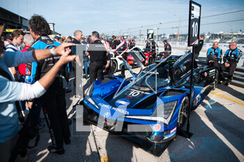 18/03/2023 - 10 TAYLOR Ricky (usa), ALBUQUERQUE Filipe (prt), DELETRAZ Louis (che), Konica Minolta Acura ARX-06, Acura ARX-06, action during the Mobil 1 Twelve Hours of Sebring 2023, 2nd round of the 2023 IMSA SportsCar Championship, from March 15 to 18, 2023 on the Sebring International Raceway in Sebring, Florida, USA - AUTO - IMSA - 12 HOURS OF SEBRING 2023 - ENDURANCE - MOTORI