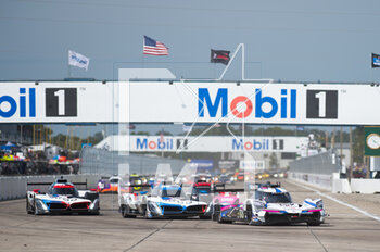 18/03/2023 - 60 BLOMQVIST Tom (mco), BRAUN Colin (usa), CASTRONEVES Helio (usa), Meyer Shank Racing with Curb Agajanian, Acura ARX-06, action during the Mobil 1 Twelve Hours of Sebring 2023, 2nd round of the 2023 IMSA SportsCar Championship, from March 15 to 18, 2023 on the Sebring International Raceway in Sebring, Florida, USA - AUTO - IMSA - 12 HOURS OF SEBRING 2023 - ENDURANCE - MOTORI