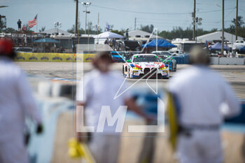 2023-03-18 - 96 GALLAGHER Patrick (usa), FOLEY Patrick (usa), DINAN Michael (usa), Turner Motorsport, BMW M4 GT3, action during the Mobil 1 Twelve Hours of Sebring 2023, 2nd round of the 2023 IMSA SportsCar Championship, from March 15 to 18, 2023 on the Sebring International Raceway in Sebring, Florida, USA - AUTO - IMSA - 12 HOURS OF SEBRING 2023 - ENDURANCE - MOTORS