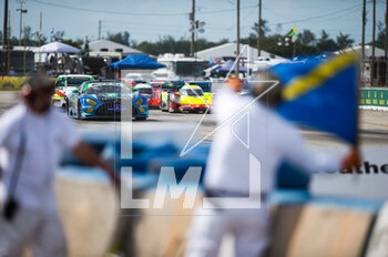 18/03/2023 - 57 WARD Russell (usa), ELLIS Philip (ger), DONTJE Indy (nld), Winward Racing, Mercedes AMG GT3, action during the Mobil 1 Twelve Hours of Sebring 2023, 2nd round of the 2023 IMSA SportsCar Championship, from March 15 to 18, 2023 on the Sebring International Raceway in Sebring, Florida, USA - AUTO - IMSA - 12 HOURS OF SEBRING 2023 - ENDURANCE - MOTORI