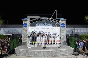 19/03/2023 - GT Podium of the Mobil 1 Twelve Hours of Sebring 2023, 2nd round of the 2023 IMSA SportsCar Championship, from March 15 to 18, 2023 on the Sebring International Raceway in Sebring, Florida, USA - AUTO - IMSA - 12 HOURS OF SEBRING 2023 - ENDURANCE - MOTORI