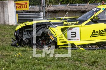 2023-04-23 - Crash #3 Mercedes-AMG GT3 of GetSpeed - FANATEC GT WORLD CHALLENGE EUROPE - GRAND TOURISM - MOTORS