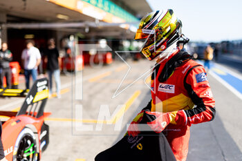 2023-04-13 - GIOVINAZZI Antonio (ita), Ferrari AF Corse, Ferrari 499P, portrait during the 6 Hours of Portimao 2023, 2nd round of the 2023 FIA World Endurance Championship, from April 14 to 16, 2023 on the Algarve International Circuit in Portimao, Portugal - AUTO - FIA WEC - 6 HOURS OF PORTIMAO 2023 - ENDURANCE - MOTORS