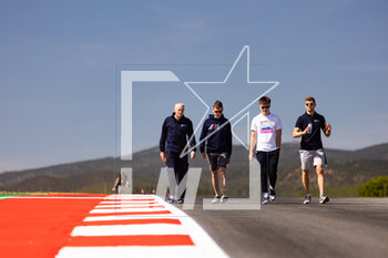 2023-04-13 - 22 LUBIN Frederick (gbr), HANSON Philip (gbr), HANLEY Ben (gbr), United Autosports, Oreca 07 - Gibson, track walk during the 6 Hours of Portimao 2023, 2nd round of the 2023 FIA World Endurance Championship, from April 14 to 16, 2023 on the Algarve International Circuit in Portimao, Portugal - AUTO - FIA WEC - 6 HOURS OF PORTIMAO 2023 - ENDURANCE - MOTORS
