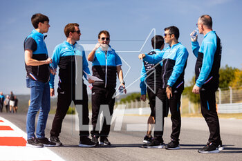 2023-04-13 - 35 NEGRAO André (bra), ROJAS Memo (mex), CALDWELL Oliver (gbr), Alpine Elf Team, Oreca 07 - Gibson, track walk during the 6 Hours of Portimao 2023, 2nd round of the 2023 FIA World Endurance Championship, from April 14 to 16, 2023 on the Algarve International Circuit in Portimao, Portugal - AUTO - FIA WEC - 6 HOURS OF PORTIMAO 2023 - ENDURANCE - MOTORS