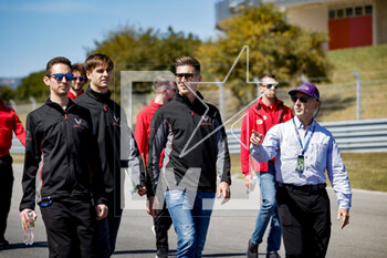 2023-04-13 - 02 BAMBER Earl (nzl), LYNN Alex (gbr), WESTBROOK Richard (gbr), Cadillac Racing, Cadillac V-Series.R, portrait Track walk during the 6 Hours of Portimao 2023, 2nd round of the 2023 FIA World Endurance Championship, from April 14 to 16, 2023 on the Algarve International Circuit in Portimao, Portugal - AUTO - FIA WEC - 6 HOURS OF PORTIMAO 2023 - ENDURANCE - MOTORS