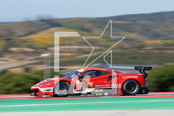 2023-04-14 - 83 PEREZ COMPANC Luis (arg), WADOUX Lilou (fra), ROVERA Alessio (ita), Richard Mille AF Corse, Ferrari 488 GTE Evo, action during the 6 Hours of Portimao 2023, 2nd round of the 2023 FIA World Endurance Championship, from April 14 to 16, 2023 on the Algarve International Circuit in Portimao, Portugal - AUTO - FIA WEC - 6 HOURS OF PORTIMAO 2023 - ENDURANCE - MOTORS