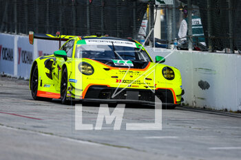 2023-04-14 - 77 BRYNJOLFSSON Alan (usa), HINDMAN Trent (usa), ROOT Maxwell (usa), Wright Motorsports, Porsche 911 GT3 R, action during the Acura Grand Prix of Long Beach 2023, 3rd round of 2023 IMSA SportsCar Championship, from April 14 to 16, 2023 on the Streets of Long Beach, in Long Beach, California, United States of America - AUTO - IMSA - GRAND PRIX OF LONG BEACH 2023 - ENDURANCE - MOTORS
