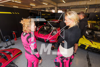 2023-04-15 - GATTING Michelle (dnk), FREY Rahel (swi), Iron Dames, Porsche 911 RSR - 19, portrait during the 6 Hours of Portimao 2023, 2nd round of the 2023 FIA World Endurance Championship, from April 14 to 16, 2023 on the Algarve International Circuit in Portimao, Portugal - AUTO - FIA WEC - 6 HOURS OF PORTIMAO 2023 - ENDURANCE - MOTORS