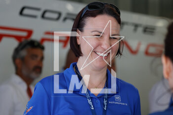 2023-04-15 - WONTROP KLAUSER Laura , Team manager Corvette Racing, portrait during the 6 Hours of Portimao 2023, 2nd round of the 2023 FIA World Endurance Championship, from April 14 to 16, 2023 on the Algarve International Circuit in Portimao, Portugal - AUTO - FIA WEC - 6 HOURS OF PORTIMAO 2023 - ENDURANCE - MOTORS