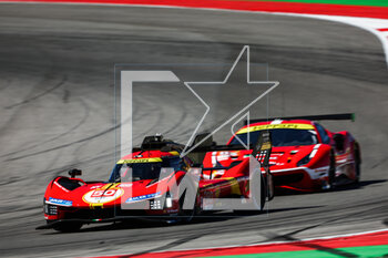 2023-04-15 - 50 FUOCO Antonio (ita), MOLINA Miguel (spa), NIELSEN Nicklas (dnk), Ferrari AF Corse, Ferrari 499P, action during the 6 Hours of Portimao 2023, 2nd round of the 2023 FIA World Endurance Championship, from April 14 to 16, 2023 on the Algarve International Circuit in Portimao, Portugal - AUTO - FIA WEC - 6 HOURS OF PORTIMAO 2023 - ENDURANCE - MOTORS