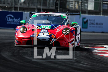 2023-04-15 - 92 BRULE David (usa), UDELL Alec (usa), ANDLAUER Julien (fra), Kellymoss with Riley, Porsche 911 GT3 R (992), action during the Acura Grand Prix of Long Beach 2023, 3rd round of 2023 IMSA SportsCar Championship, from April 14 to 16, 2023 on the Streets of Long Beach, in Long Beach, California, United States of America - AUTO - IMSA - GRAND PRIX OF LONG BEACH 2023 - ENDURANCE - MOTORS