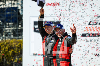 2023-04-15 - 06 TANDY Nick (gbr), JAMINET Mathieu (fra), CAMERON Dane (usa), Porsche Penske Motorsport, Porsche 963, portrait celebrating victory during the Acura Grand Prix of Long Beach 2023, 3rd round of 2023 IMSA SportsCar Championship, from April 14 to 16, 2023 on the Streets of Long Beach, in Long Beach, California, United States of America - AUTO - IMSA - GRAND PRIX OF LONG BEACH 2023 - ENDURANCE - MOTORS