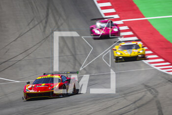 2023-04-16 - 21 ALESSI Diego (ita), MANN Simon (usa), DE PAUW Ulysse (bel), AF Corse, Ferrari 488 GTE Evo, action during the 6 Hours of Portimao 2023, 2nd round of the 2023 FIA World Endurance Championship, from April 14 to 16, 2023 on the Algarve International Circuit in Portimao, Portugal - AUTO - FIA WEC - 6 HOURS OF PORTIMAO 2023 - ENDURANCE - MOTORS