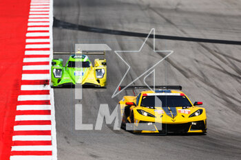 2023-04-16 - 33 KEATING Ben (usa), VARRONE Nicolas (arg), CATSBURG Nicky (nld), Corvette Racing, Chevrolet Corvette C8.R, action during the 6 Hours of Portimao 2023, 2nd round of the 2023 FIA World Endurance Championship, from April 14 to 16, 2023 on the Algarve International Circuit in Portimao, Portugal - AUTO - FIA WEC - 6 HOURS OF PORTIMAO 2023 - ENDURANCE - MOTORS