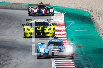 2023-04-20 - 25 SIMPSON Kyffin (usa), ALLEN James (aus), LYNN Alexander (gar), Algarve Pro Racing, Oreca Gibson 07 - Gibson, action during the 4 Hours of Barcelona 2023, 1st round of the 2023 European Le Mans Series on the Circuit de Barcelona-Catalunya from April 21 to 23, 2023 in Montmelo, Spain - AUTO - ELMS - 4 HOURS OF BARCELONA 2023 - ENDURANCE - MOTORS