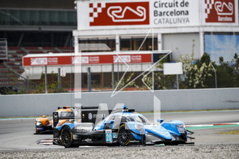 2023-04-21 - 20 POORDAD Fred (usa), VAUTIER Tristan (fra), HAWKSWORTH Jack (usa), Algarve Pro Racing, Oreca Gibson 07 - Gibson, action during the 4 Hours of Barcelona 2023, 1st round of the 2023 European Le Mans Series on the Circuit de Barcelona-Catalunya from April 21 to 23, 2023 in Montmelo, Spain - AUTO - ELMS - 4 HOURS OF BARCELONA 2023 - ENDURANCE - MOTORS