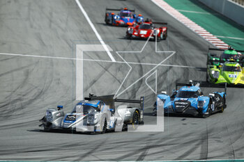 2023-04-23 - 47 LOMKO Vladislav (fra), DE GERUS Reshad (fra), LOPEZ José Maria (arg), Cool Racing, Oreca Gibson 07 - Gibson, action 25 SIMPSON Kyffin (usa), ALLEN James (aus), LYNN Alexander (gar), Algarve Pro Racing, Oreca Gibson 07 - Gibson, action during the 4 Hours of Barcelona 2023, 1st round of the 2023 European Le Mans Series on the Circuit de Barcelona-Catalunya from April 21 to 23, 2023 in Montmelo, Spain - AUTO - ELMS - 4 HOURS OF BARCELONA 2023 - ENDURANCE - MOTORS