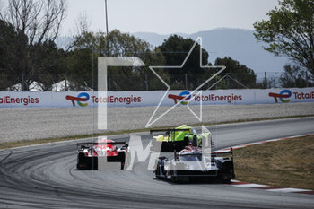 2023-04-23 - 13 CRISTOVAO Miguel (prt), ASKEY Kai (gbr), BRICHACEK Wyatt (usa), Inter Europol Competition, Ligier JS P320 - Nissan, action 35 LAHAYE Mathieu (fra), LAHAYE Jean-Baptiste (fra), TROUILLET Eric (fra), Ultimate, Ligier JS P320 - Nissan, action during the 4 Hours of Barcelona 2023, 1st round of the 2023 European Le Mans Series on the Circuit de Barcelona-Catalunya from April 21 to 23, 2023 in Montmelo, Spain - AUTO - ELMS - 4 HOURS OF BARCELONA 2023 - ENDURANCE - MOTORS