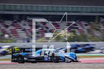 2023-04-23 - 25 SIMPSON Kyffin (usa), ALLEN James (aus), LYNN Alexander (gar), Algarve Pro Racing, Oreca Gibson 07 - Gibson, action during the 4 Hours of Barcelona 2023, 1st round of the 2023 European Le Mans Series on the Circuit de Barcelona-Catalunya from April 21 to 23, 2023 in Montmelo, Spain - AUTO - ELMS - 4 HOURS OF BARCELONA 2023 - ENDURANCE - MOTORS