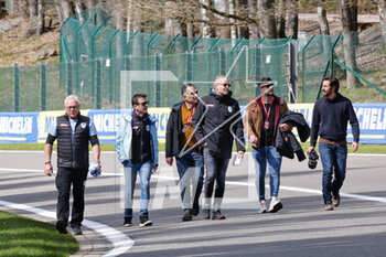 2023-04-26 - 709 DUMAS Romain (fra), BRISCOE Ryan (aus), PLA Olivier (fra), Glickenhaus Racing, Glickenhaus 007, DRIVERS TRACK WALK, portrait, during the 6 Hours of Spa-Francorchamps 2023, 3rd round of the 2023 FIA World Endurance Championship, from April 27 to 29, 2023 on the Circuit de Spa-Francorchamps, in Stavelot, Belgium - AUTO - FIA WEC - 6 HOURS OF SPA-FRANCORCHAMPS 2023 - ENDURANCE - MOTORS