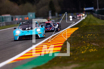 27/04/2023 - 88 HARWICK Ryan (usa), ROBICHON Zachary (can), TINCKNELL Harry (gbr), Proton Competition, Porsche 911 RSR - 19, action during the 6 Hours of Spa-Francorchamps 2023, 3rd round of the 2023 FIA World Endurance Championship, from April 27 to 29, 2023 on the Circuit de Spa-Francorchamps, in Stavelot, Belgium - AUTO - FIA WEC - 6 HOURS OF SPA-FRANCORCHAMPS 2023 - ENDURANCE - MOTORI