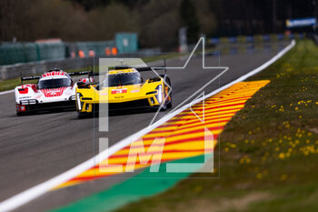 2023-04-27 - 03 BOURDAIS Sebastien (fra), VAN DER ZANDE Renger (ndl), AITKEN Jack (gbr), Cadillac Racing, Cadillac V-Series.R, action during the 6 Hours of Spa-Francorchamps 2023, 3rd round of the 2023 FIA World Endurance Championship, from April 27 to 29, 2023 on the Circuit de Spa-Francorchamps, in Stavelot, Belgium - AUTO - FIA WEC - 6 HOURS OF SPA-FRANCORCHAMPS 2023 - ENDURANCE - MOTORS