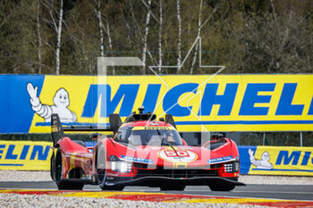 27/04/2023 - 50 FUOCO Antonio (ita), MOLINA Miguel (spa), NIELSEN Nicklas (dnk), Ferrari AF Corse, Ferrari 499P, action during the 6 Hours of Spa-Francorchamps 2023, 3rd round of the 2023 FIA World Endurance Championship, from April 27 to 29, 2023 on the Circuit de Spa-Francorchamps, in Stavelot, Belgium - AUTO - FIA WEC - 6 HOURS OF SPA-FRANCORCHAMPS 2023 - ENDURANCE - MOTORI
