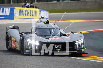 2023-04-27 - 94 DUVAL Loic (fra), MENEZES Gustavo (usa), MULLER Nico (swi), Peugeot TotalEnergies, Peugeot 9x8, action during the 6 Hours of Spa-Francorchamps 2023, 3rd round of the 2023 FIA World Endurance Championship, from April 27 to 29, 2023 on the Circuit de Spa-Francorchamps, in Stavelot, Belgium - AUTO - FIA WEC - 6 HOURS OF SPA-FRANCORCHAMPS 2023 - ENDURANCE - MOTORS