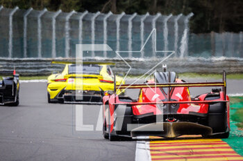 2023-04-27 - 51 PIER GUIDI Alessandro (ita), CALADO James (gbr), GIOVINAZZI Antonio (ita), Ferrari AF Corse, Ferrari 499P, action during the 6 Hours of Spa-Francorchamps 2023, 3rd round of the 2023 FIA World Endurance Championship, from April 27 to 29, 2023 on the Circuit de Spa-Francorchamps, in Stavelot, Belgium - AUTO - FIA WEC - 6 HOURS OF SPA-FRANCORCHAMPS 2023 - ENDURANCE - MOTORS