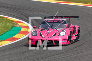 27/04/2023 - 85 BOVY Sarah (bel), GATTING Michelle (dnk), FREY Rahel (swi), Iron Dames, Porsche 911 RSR - 19, action during the 6 Hours of Spa-Francorchamps 2023, 3rd round of the 2023 FIA World Endurance Championship, from April 27 to 29, 2023 on the Circuit de Spa-Francorchamps, in Stavelot, Belgium - AUTO - FIA WEC - 6 HOURS OF SPA-FRANCORCHAMPS 2023 - ENDURANCE - MOTORI