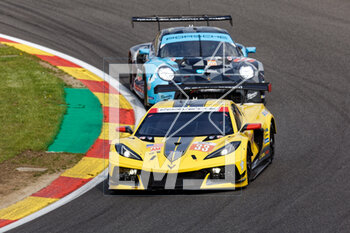 27/04/2023 - 33 KEATING Ben (usa), VARRONE Nicolas (arg), CATSBURG Nicky (nld), Corvette Racing, Chevrolet Corvette C8.R, action during the 6 Hours of Spa-Francorchamps 2023, 3rd round of the 2023 FIA World Endurance Championship, from April 27 to 29, 2023 on the Circuit de Spa-Francorchamps, in Stavelot, Belgium - AUTO - FIA WEC - 6 HOURS OF SPA-FRANCORCHAMPS 2023 - ENDURANCE - MOTORI