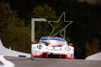 2023-04-28 - 56 HYETT Pj (usa), JEANNETTE Gunnar (usa), CAIROLI Matteo (ita), Project 1 - AO, Porsche 911 RSR - 19, action during the 6 Hours of Spa-Francorchamps 2023, 3rd round of the 2023 FIA World Endurance Championship, from April 27 to 29, 2023 on the Circuit de Spa-Francorchamps, in Stavelot, Belgium - AUTO - FIA WEC - 6 HOURS OF SPA-FRANCORCHAMPS 2023 - ENDURANCE - MOTORS