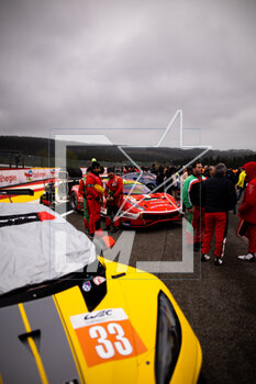 2023-04-29 - 83 PEREZ COMPANC Luis (arg), WADOUX Lilou (fra), ROVERA Alessio (ita), Richard Mille AF Corse, Ferrari 488 GTE Evo, grid during the 6 Hours of Spa-Francorchamps 2023, 3rd round of the 2023 FIA World Endurance Championship, from April 27 to 29, 2023 on the Circuit de Spa-Francorchamps, in Stavelot, Belgium - AUTO - FIA WEC - 6 HOURS OF SPA-FRANCORCHAMPS 2023 - ENDURANCE - MOTORS