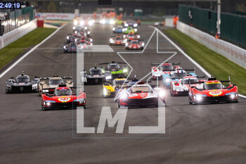 2023-04-29 - Start 07 CONWAY Mike (gbr), KOBAYASHI Kamui (jpn), LOPEZ José Maria (arg), Toyota Gazoo Racing, Toyota GR010 - Hybrid, action 50 FUOCO Antonio (ita), MOLINA Miguel (spa), NIELSEN Nicklas (dnk), Ferrari AF Corse, Ferrari 499P, action 51 PIER GUIDI Alessandro (ita), CALADO James (gbr), GIOVINAZZI Antonio (ita), Ferrari AF Corse, Ferrari 499P, action during the 6 Hours of Spa-Francorchamps 2023, 3rd round of the 2023 FIA World Endurance Championship, from April 27 to 29, 2023 on the Circuit de Spa-Francorchamps, in Stavelot, Belgium - AUTO - FIA WEC - 6 HOURS OF SPA-FRANCORCHAMPS 2023 - ENDURANCE - MOTORS
