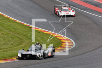 2023-04-29 - 94 DUVAL Loic (fra), MENEZES Gustavo (usa), MULLER Nico (swi), Peugeot TotalEnergies, Peugeot 9x8, action during the 6 Hours of Spa-Francorchamps 2023, 3rd round of the 2023 FIA World Endurance Championship, from April 27 to 29, 2023 on the Circuit de Spa-Francorchamps, in Stavelot, Belgium - AUTO - FIA WEC - 6 HOURS OF SPA-FRANCORCHAMPS 2023 - ENDURANCE - MOTORS