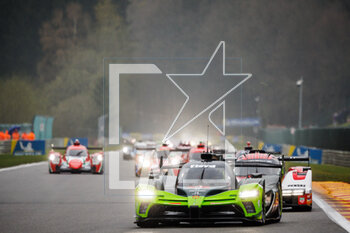 2023-04-29 - 04 DILLMANN Tom (fra), GUERRIERI Esteban (arg), VILLENEUVE Jacques (can), Flyod Vanwall Racing Team, Vanwall Vandervell 680, action, start of the race, depart, during the 6 Hours of Spa-Francorchamps 2023, 3rd round of the 2023 FIA World Endurance Championship, from April 27 to 29, 2023 on the Circuit de Spa-Francorchamps, in Stavelot, Belgium - AUTO - FIA WEC - 6 HOURS OF SPA-FRANCORCHAMPS 2023 - ENDURANCE - MOTORS