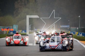 2023-04-29 - 23 PIERSON Joshua (usa), BLOMQVIST Tom (gbr), JARVIS Oliver (gbr), United Autosports, Oreca 07 - Gibson, action, start of the race, depart, during the 6 Hours of Spa-Francorchamps 2023, 3rd round of the 2023 FIA World Endurance Championship, from April 27 to 29, 2023 on the Circuit de Spa-Francorchamps, in Stavelot, Belgium - AUTO - FIA WEC - 6 HOURS OF SPA-FRANCORCHAMPS 2023 - ENDURANCE - MOTORS