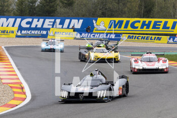 2023-04-29 - 94 DUVAL Loic (fra), MENEZES Gustavo (usa), MULLER Nico (swi), Peugeot TotalEnergies, Peugeot 9x8, action, during the 6 Hours of Spa-Francorchamps 2023, 3rd round of the 2023 FIA World Endurance Championship, from April 27 to 29, 2023 on the Circuit de Spa-Francorchamps, in Stavelot, Belgium - AUTO - FIA WEC - 6 HOURS OF SPA-FRANCORCHAMPS 2023 - ENDURANCE - MOTORS